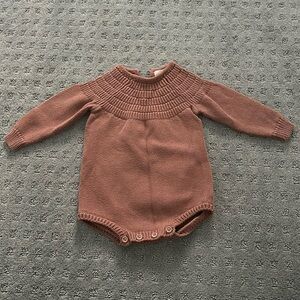 Rust colored knit one piece